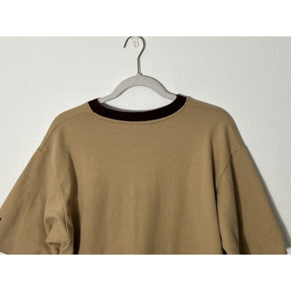 WV Project Short Sleeve Embroidered Cactus Whatever You Are Tan Shirt Size XL - Picture 9 of 15